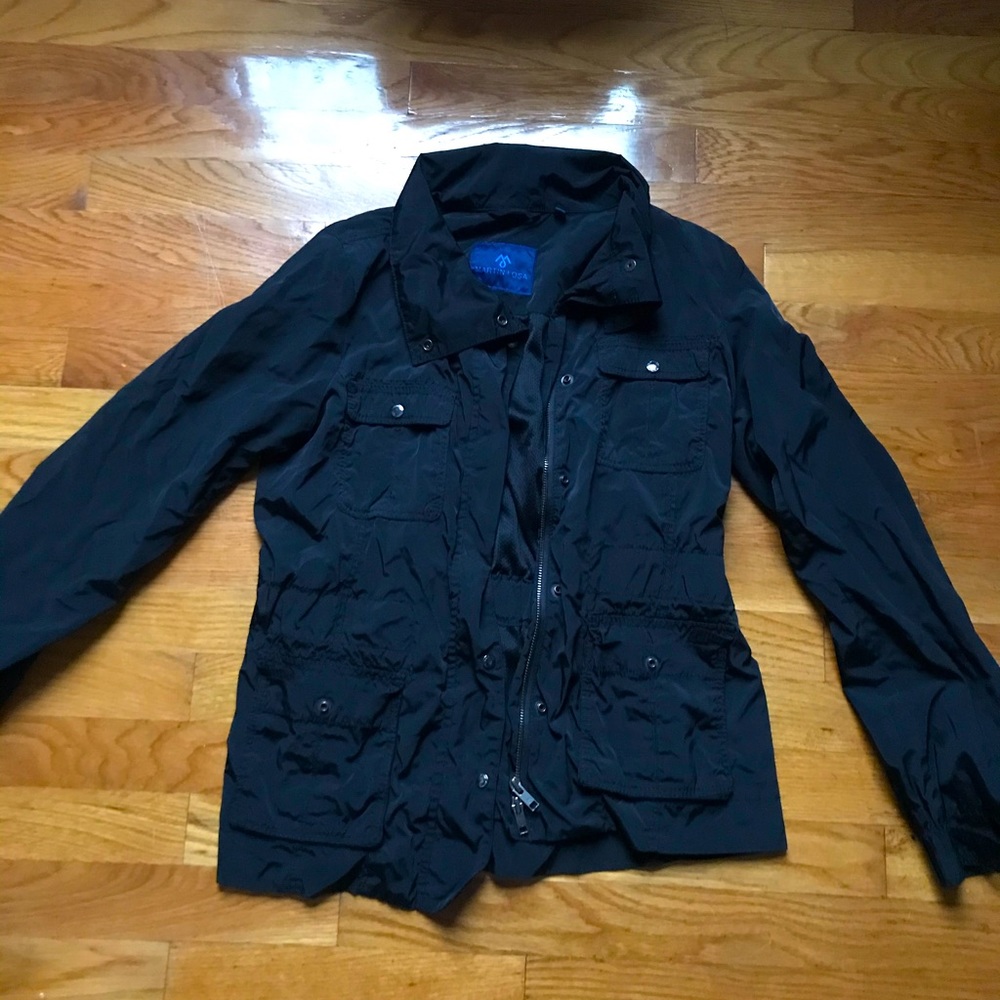 Black anorak jacket